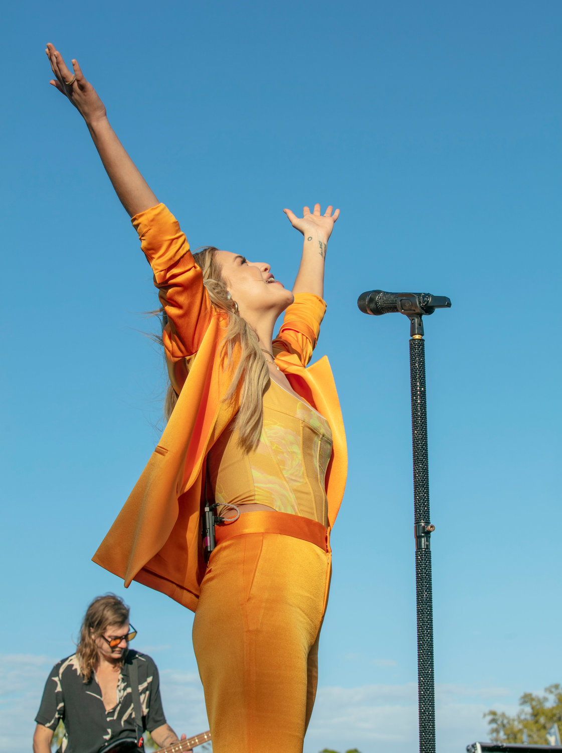 Kelsea Ballerini performs Tuesday, March 8, during Military Appreciation Day